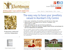 Tablet Screenshot of goldvaluers.in